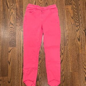 Renuar Women's Vivid Pink Skinny Jeans